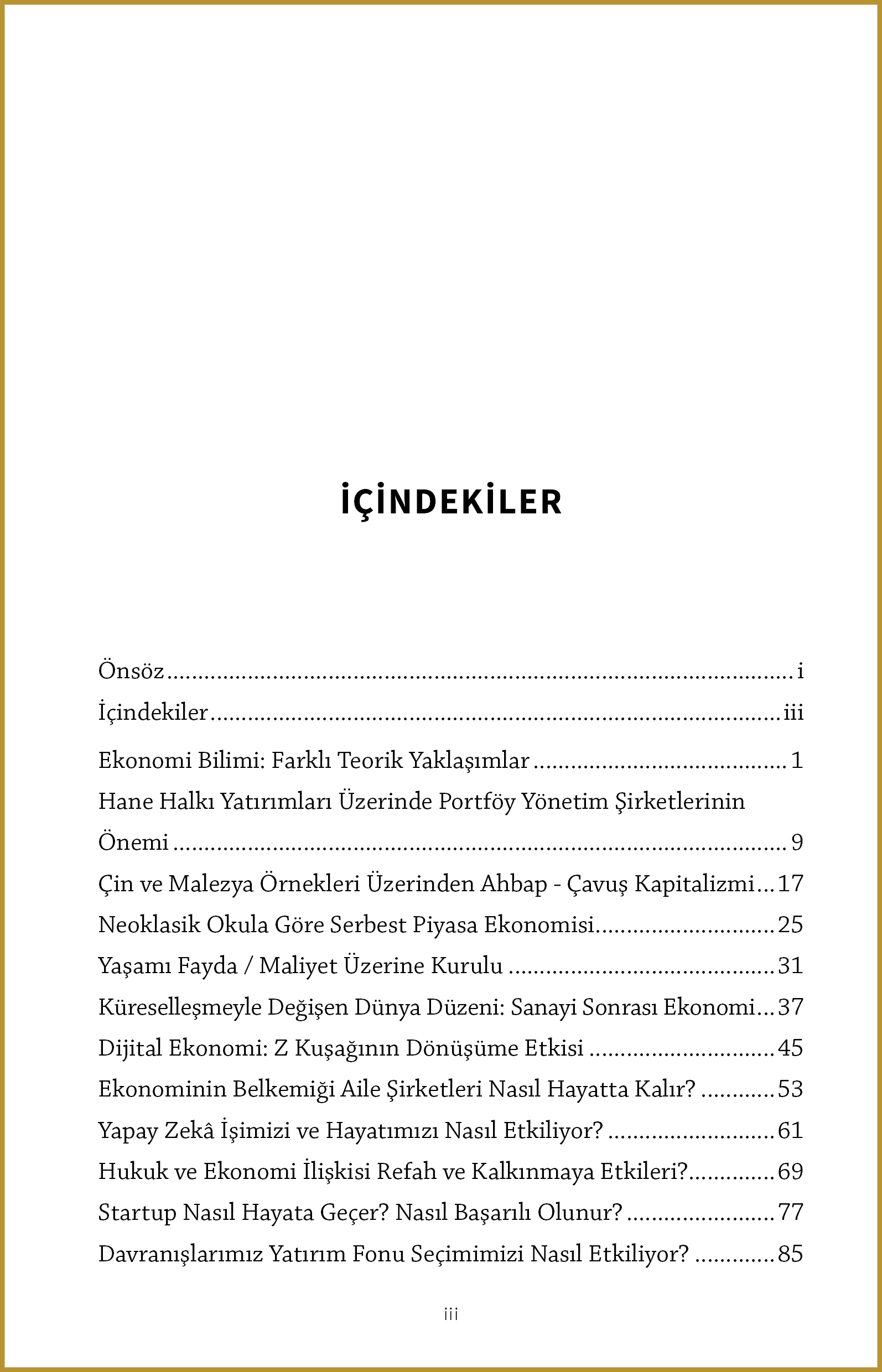 Ekonomi Sohbetleri - 3